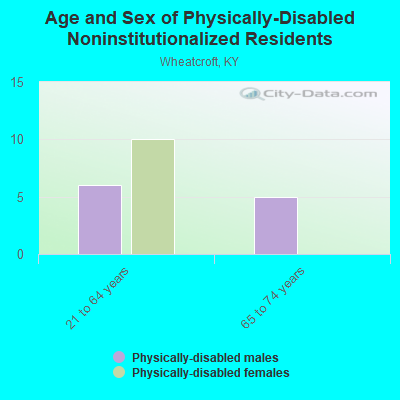 Age and Sex of Physically-Disabled Noninstitutionalized Residents