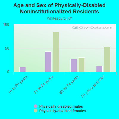 Age and Sex of Physically-Disabled Noninstitutionalized Residents