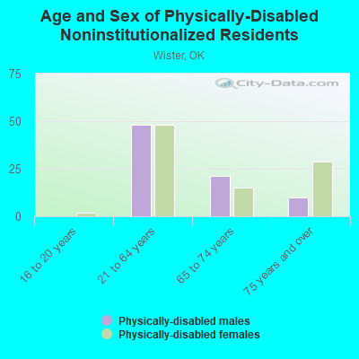 Age and Sex of Physically-Disabled Noninstitutionalized Residents