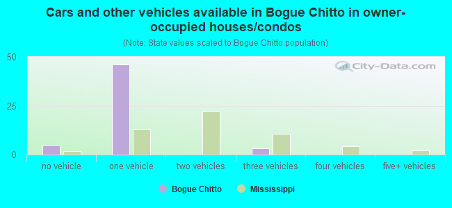 Cars and other vehicles available in Bogue Chitto in owner-occupied houses/condos