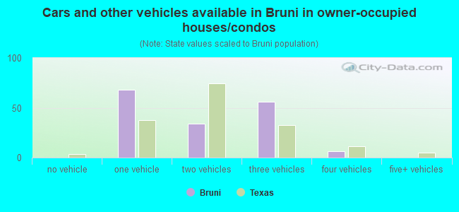 Cars and other vehicles available in Bruni in owner-occupied houses/condos
