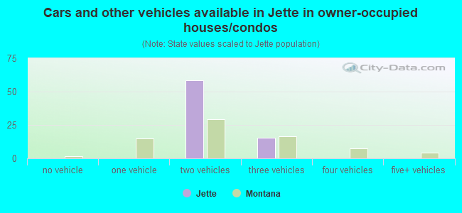 Cars and other vehicles available in Jette in owner-occupied houses/condos