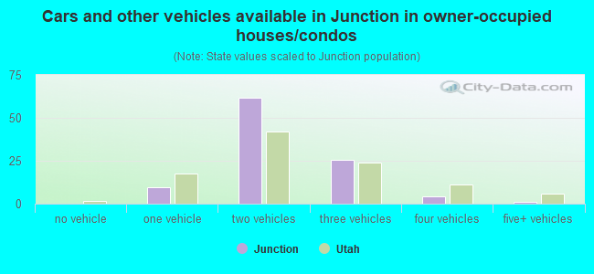 Cars and other vehicles available in Junction in owner-occupied houses/condos