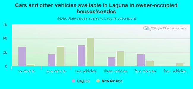 Cars and other vehicles available in Laguna in owner-occupied houses/condos