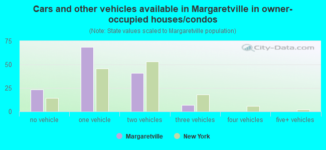 Cars and other vehicles available in Margaretville in owner-occupied houses/condos