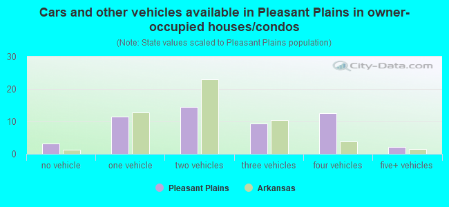 Cars and other vehicles available in Pleasant Plains in owner-occupied houses/condos