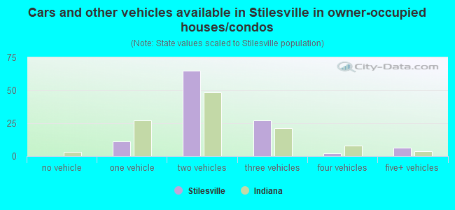 Cars and other vehicles available in Stilesville in owner-occupied houses/condos