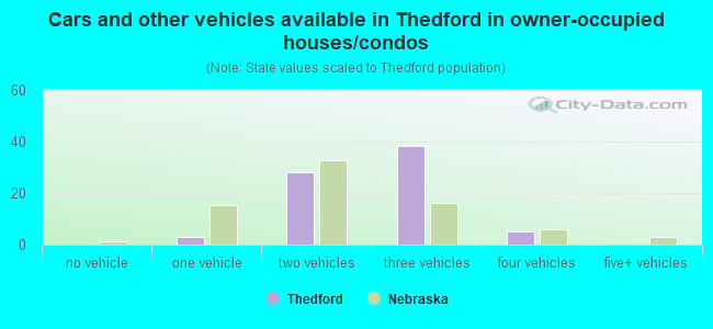 Cars and other vehicles available in Thedford in owner-occupied houses/condos