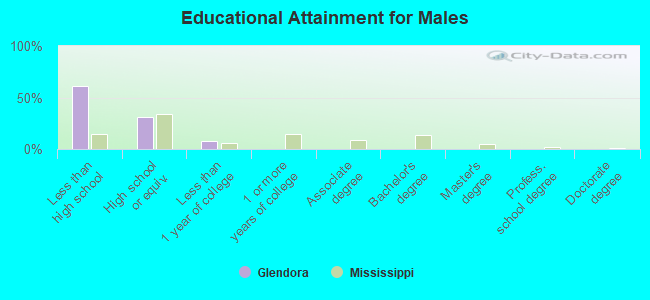 Educational Attainment for Males