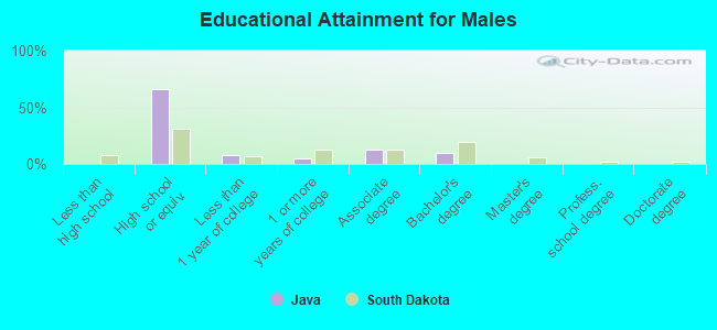 Educational Attainment for Males