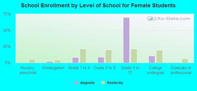 School Enrollment by Level of School for Female Students