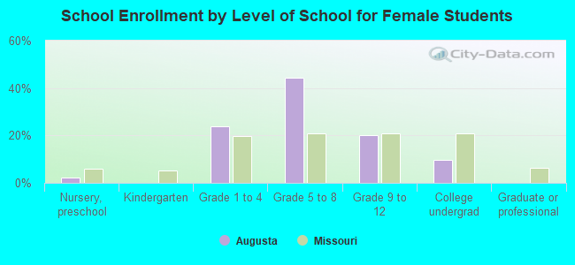 School Enrollment by Level of School for Female Students