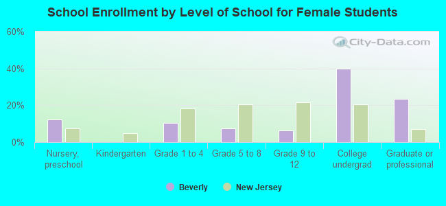 School Enrollment by Level of School for Female Students