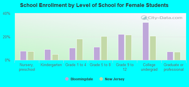 School Enrollment by Level of School for Female Students