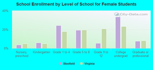 School Enrollment by Level of School for Female Students