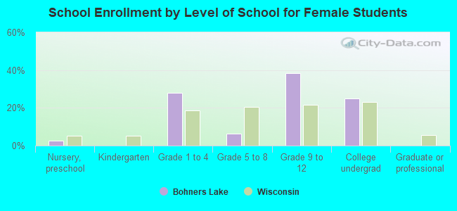 School Enrollment by Level of School for Female Students