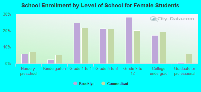 School Enrollment by Level of School for Female Students