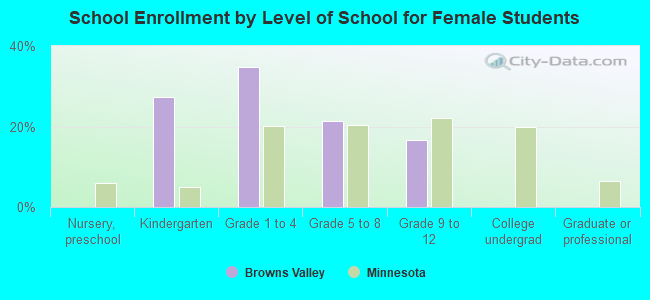 School Enrollment by Level of School for Female Students