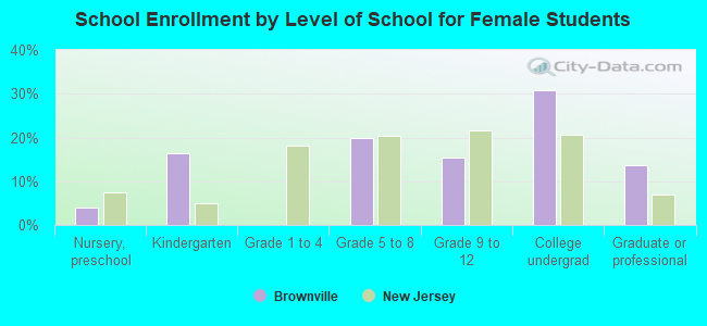 School Enrollment by Level of School for Female Students