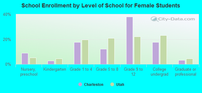 School Enrollment by Level of School for Female Students