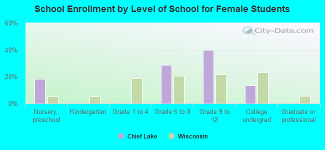 School Enrollment by Level of School for Female Students