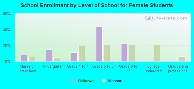 School Enrollment by Level of School for Female Students