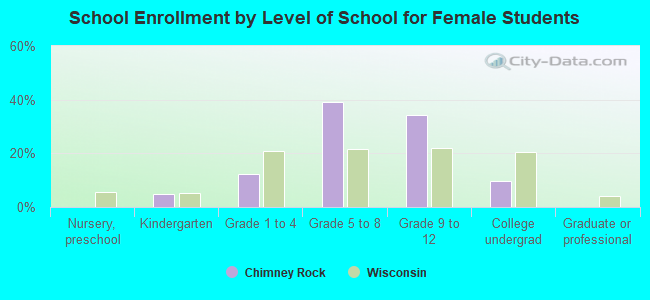 School Enrollment by Level of School for Female Students