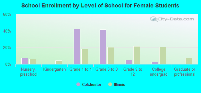 School Enrollment by Level of School for Female Students