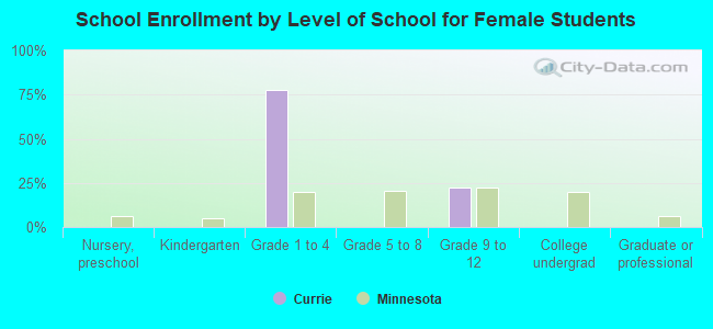 School Enrollment by Level of School for Female Students