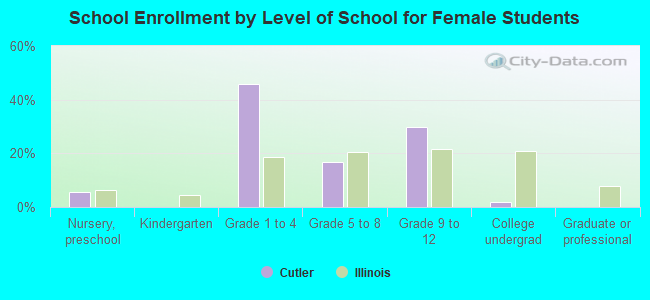 School Enrollment by Level of School for Female Students