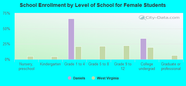 School Enrollment by Level of School for Female Students