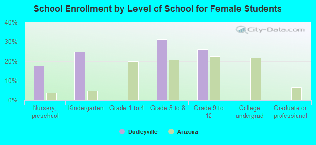 School Enrollment by Level of School for Female Students