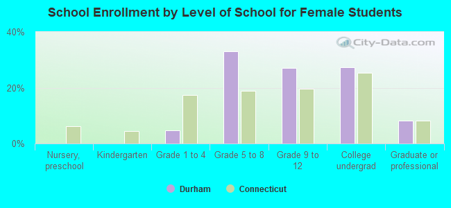 School Enrollment by Level of School for Female Students