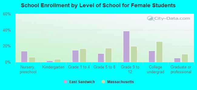 School Enrollment by Level of School for Female Students