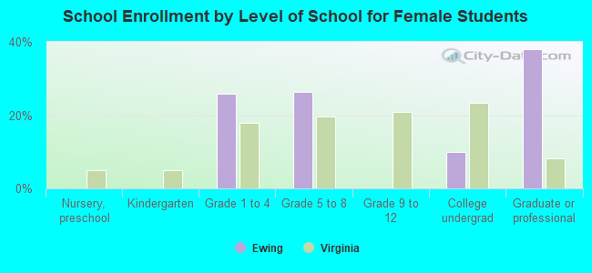 School Enrollment by Level of School for Female Students