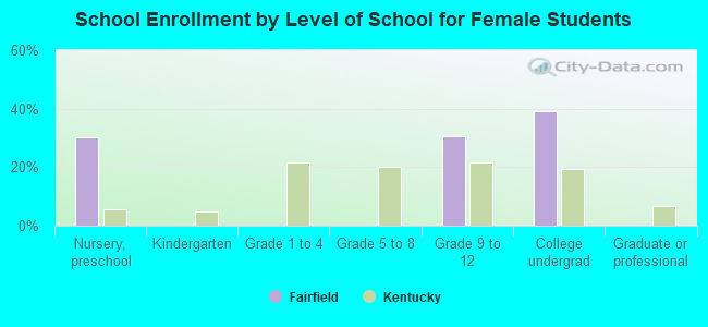 School Enrollment by Level of School for Female Students