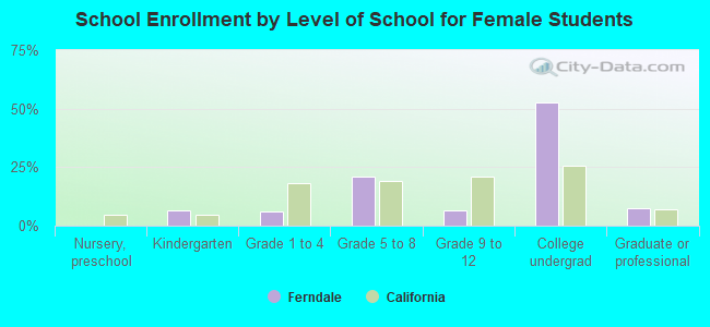 School Enrollment by Level of School for Female Students