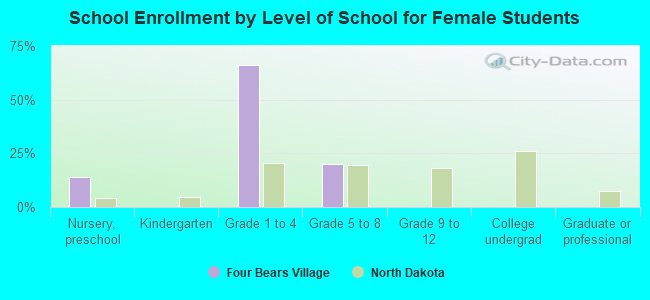 School Enrollment by Level of School for Female Students