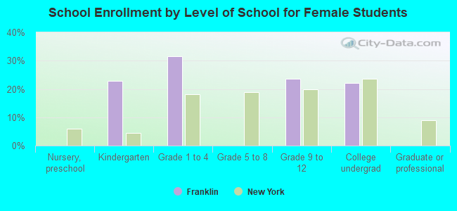 School Enrollment by Level of School for Female Students