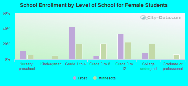 School Enrollment by Level of School for Female Students