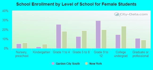 School Enrollment by Level of School for Female Students