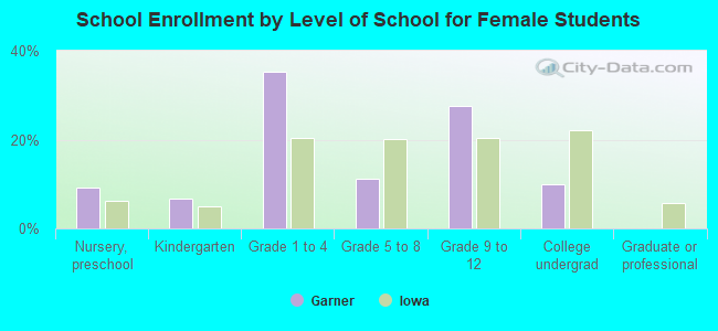 School Enrollment by Level of School for Female Students