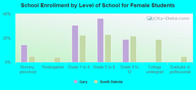 School Enrollment by Level of School for Female Students