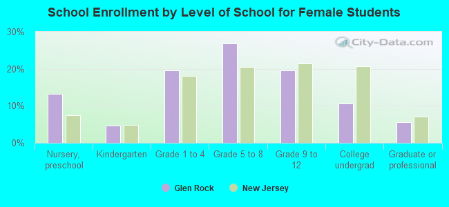 School Enrollment by Level of School for Female Students