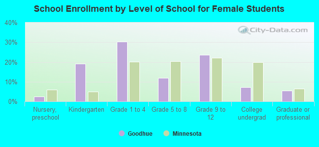 School Enrollment by Level of School for Female Students