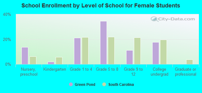 School Enrollment by Level of School for Female Students