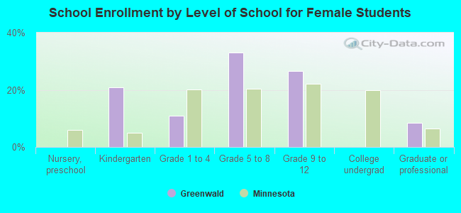 School Enrollment by Level of School for Female Students