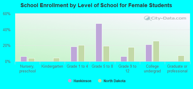 School Enrollment by Level of School for Female Students