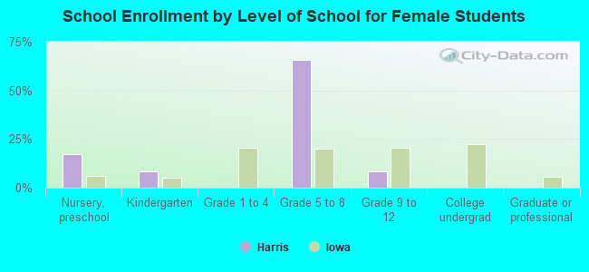 School Enrollment by Level of School for Female Students