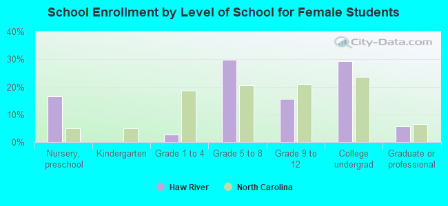 School Enrollment by Level of School for Female Students